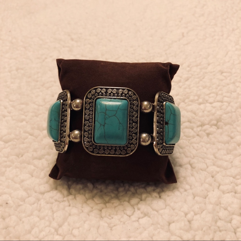 Turquoise & Silver Bracelet